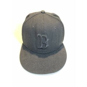 7 3/8 BOSTON RED SOX 59FIFTY HAT BLACK SIZE
